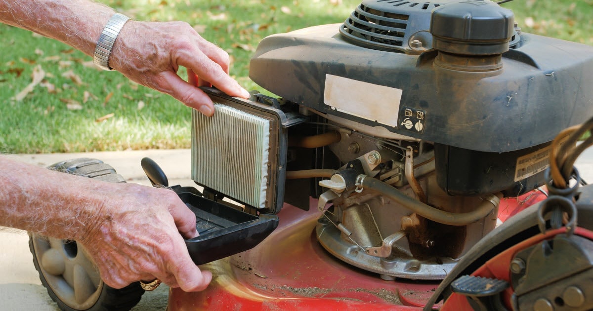 How to Clean an Air Filter on a Lawn Mower